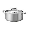 Stainless Steel Tri-Ply Clad 5-Quart Dutch Oven with Lid