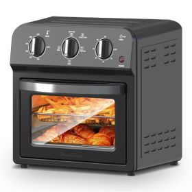 Family Size Air Fryer Toaster Oven Combo,13QT,Hot Air Circulation For Healthy Oil-Free Cooking, Multifunctional Convection Contertop Oven, Adjustable