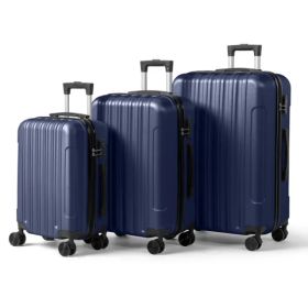 Three-in-one Textured Matte Finish, Non-TSA Customs Lock, 28-inch Detachable Wheels, ABS Trolley Case, 20in, 24in, 28in, ABS, All Colors Available In