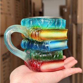 Painted Book Mug 3D Painted Book Coffee Cup (Option: BookB-1PCS)