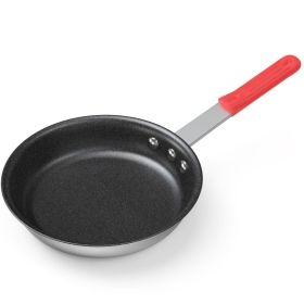 Ceramic Nonstick Egg Pan, Aluminum Frying Pan With Stainless Steel Base, Oven Safe, Dishwasher Safe Skillet (Option: Red 12IN)
