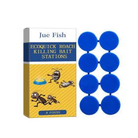 8pcs In 1box, Roach Killer Indoor Infestation, Roach Bait Gel Roach Traps Roach Repellent, Cockroach Killer Indoor Home For Small Large Cockroaches (Option: 8pcs)